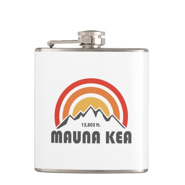 Mauna Kea Hip Flask (Front)