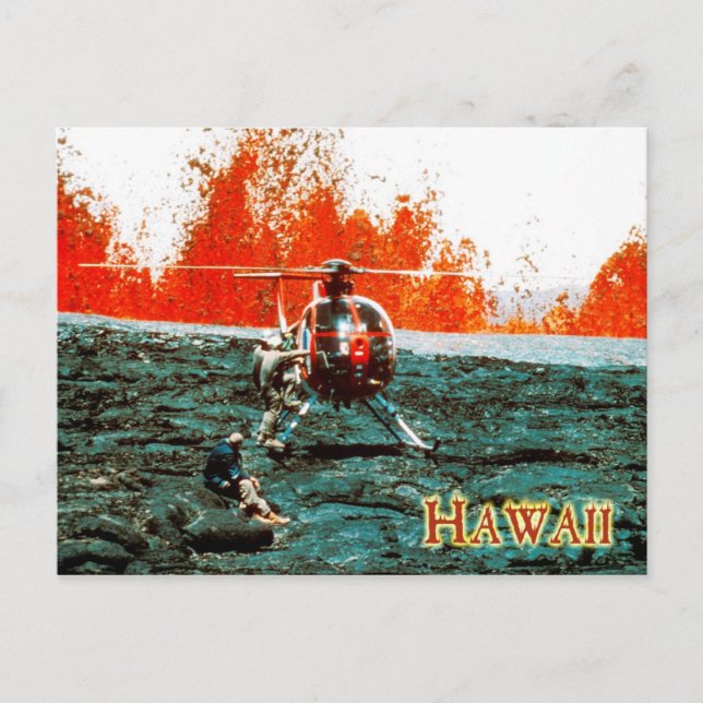 Mauna Loa eruption, Hawaii Volcanoes National Park Postcard (Front)