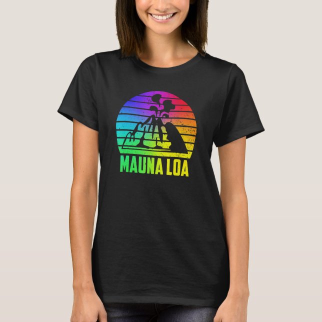 Mauna Loa Hawaii Volcanoes National Park Volcanic T-Shirt (Front)
