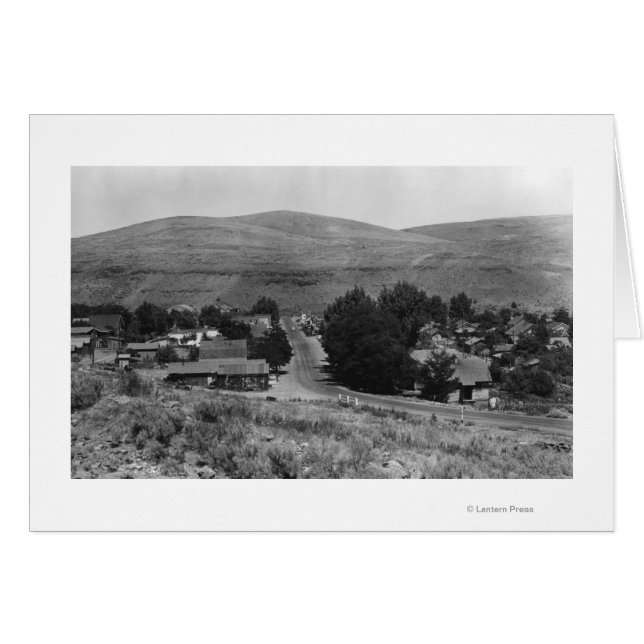 Maupin, Oregon Town View Section Affaires (Devant horizontal)