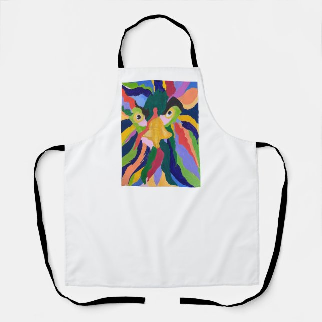 Maurice Angry Rooster Apron (Front)