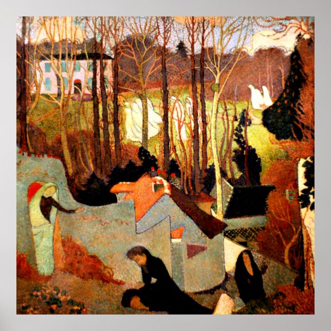 Maurice Denis - Easter Mystery, fine art painting Poster (Front)