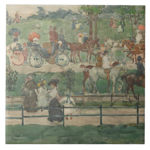 Maurice Prendergast - Central Park, 1900 Tile