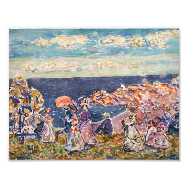 Maurice Prendergast - On the Beach Photo Print (Front)