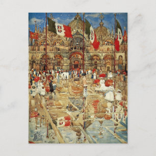 Maurice Prendergast- Splash of Sunshine and Rain Postcard