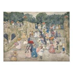 Maurice Prendergast - The Terrace Bridge, Central Photo Print
