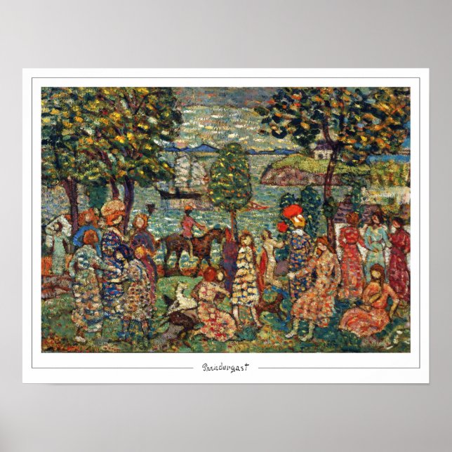 Maurice Prendergast Zedign Art Poster #13 (Front)