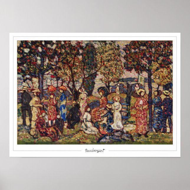 Maurice Prendergast Zedign Art Poster #16 (Front)