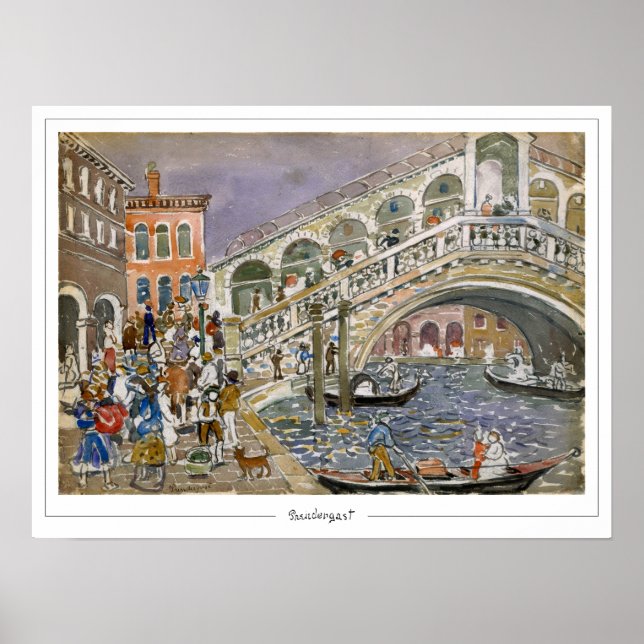 Maurice Prendergast Zedign Art Poster #470 (Front)