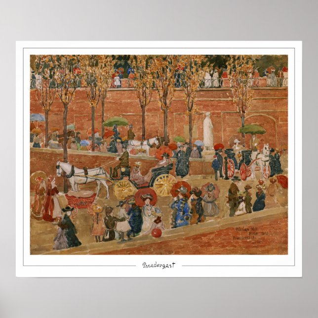Maurice Prendergast Zedign Art Poster #5 (Front)