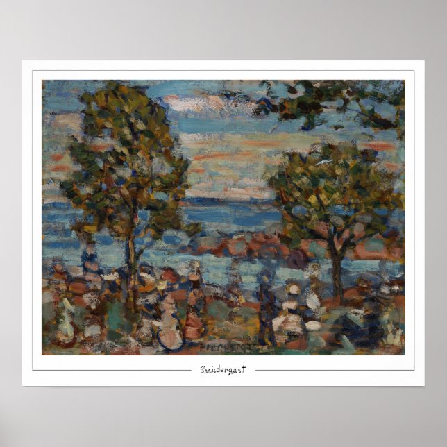 Maurice Prendergast Zedign Art Poster #576 (Front)
