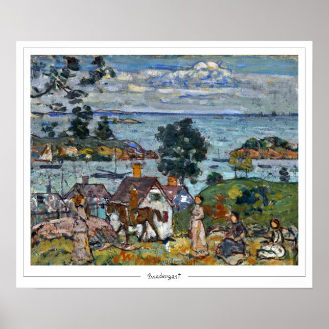 Maurice Prendergast Zedign Art Poster #613 (Front)