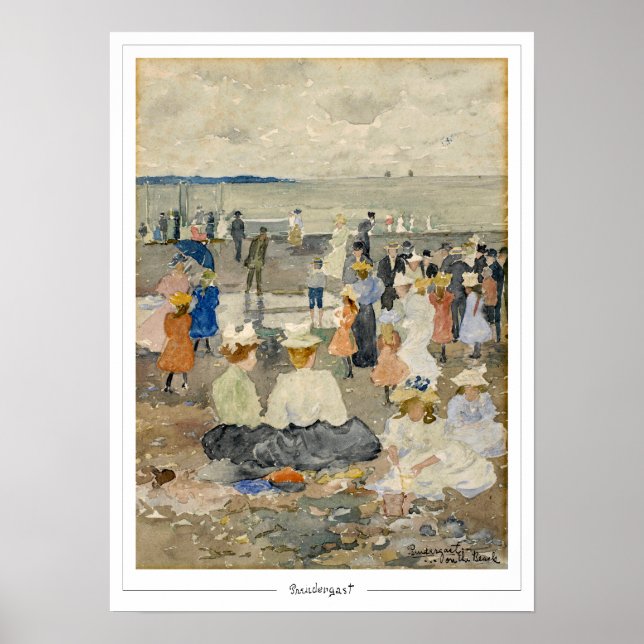 Maurice Prendergast Zedign Art Poster #627 (Front)