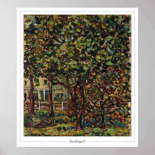 Maurice Prendergast Zedign Art Poster #639 (Front)