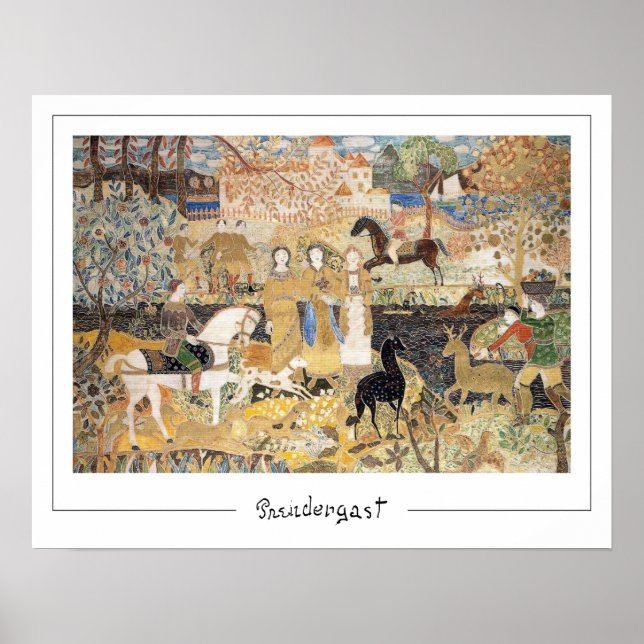 Maurice Prendergast Zedign Art Poster #7-2 (Front)