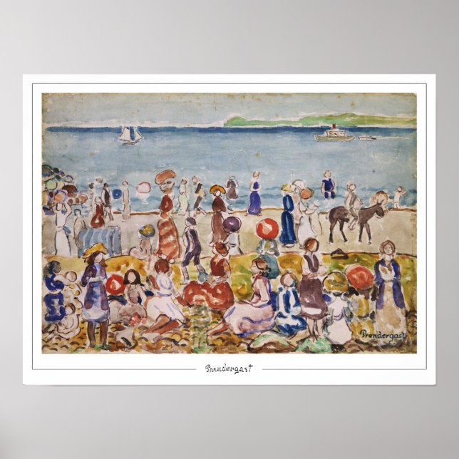 Maurice Prendergast Zedign Art Poster #9 (Front)