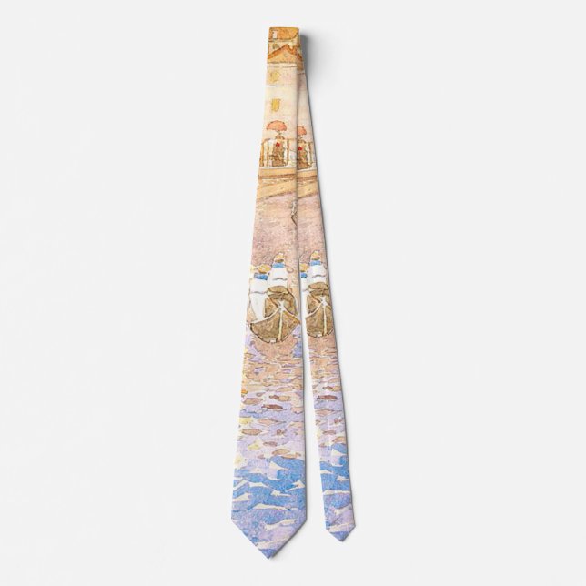 Maurice Prendergast's Venetian Canal Scene Tie (Front)