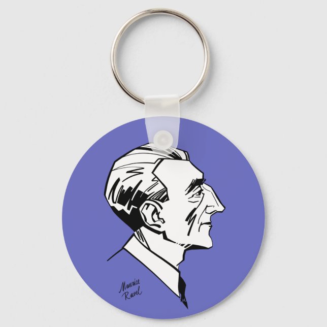 Maurice Ravel Keychain (Front)