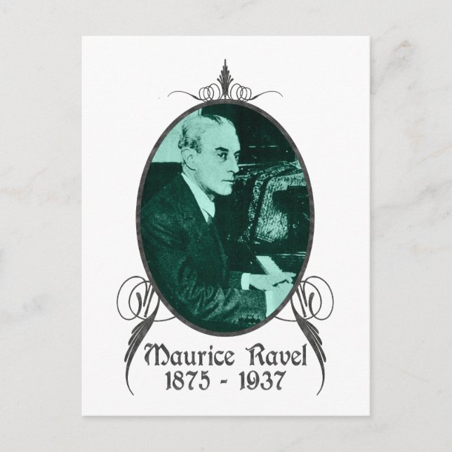 Maurice Ravel Postcard (Front)