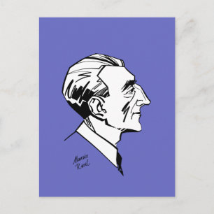 Maurice Ravel Postcard