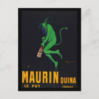 Maurin Quina Absinthe Postcard