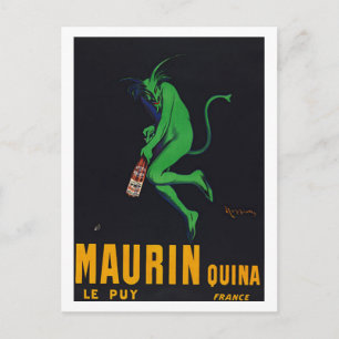Maurin Quina Absinthe Postcard