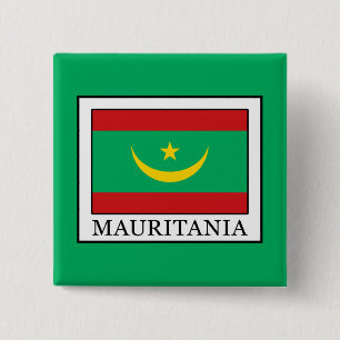 Mauritania 2 Inch Square Button
