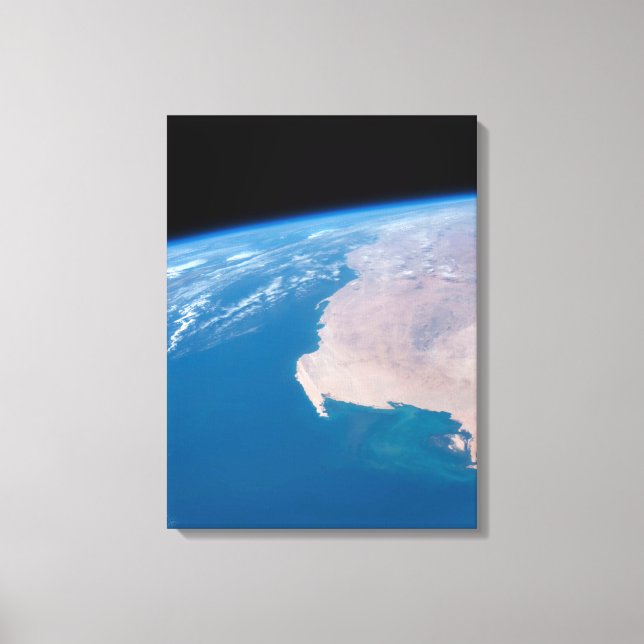 Mauritania And Western Sahara Off Coast Of Africa Canvas Print (Front)