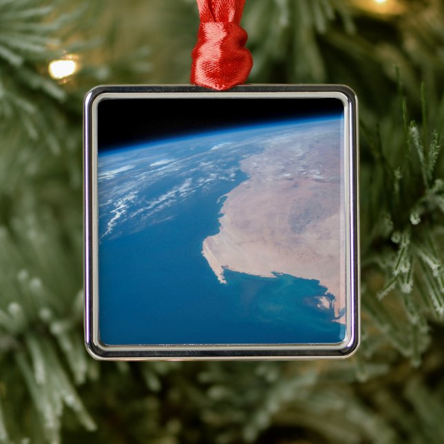 Mauritania And Western Sahara Off Coast Of Africa Metal Ornament (Tree)