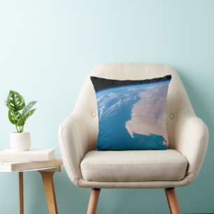 Mauritania And Western Sahara Off Coast Of Africa Throw Pillow