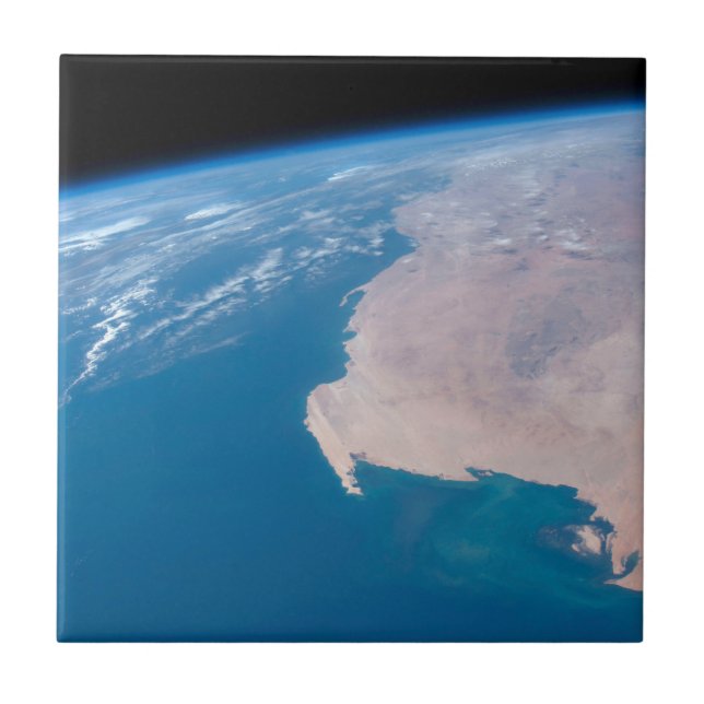 Mauritania And Western Sahara Off Coast Of Africa Tile (Front)