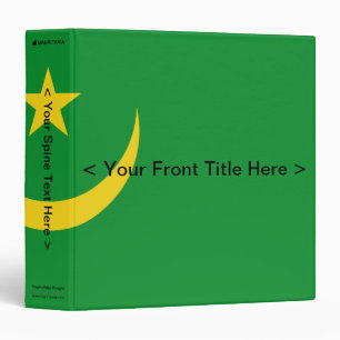 Mauritania Flag Binder