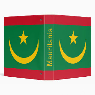 Mauritania Flag Binder