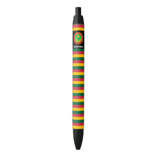 Mauritania Flag Cute Patriotic Black Ink Pen