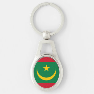 Mauritania Flag Keychain