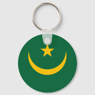 Mauritania Flag Keychain