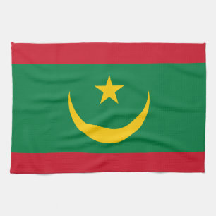 Mauritania Flag Kitchen Towel