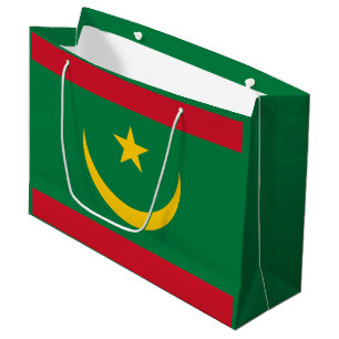 Mauritania Flag Large Gift Bag