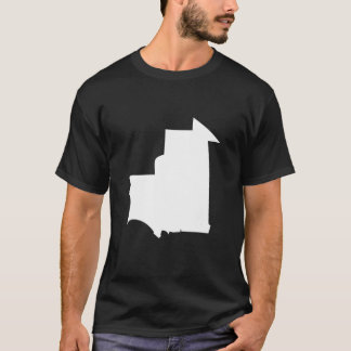 Mauritania Flag Map - Mauritania T-Shirt