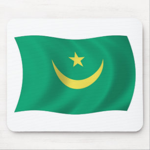 Mauritania Flag Mousepad