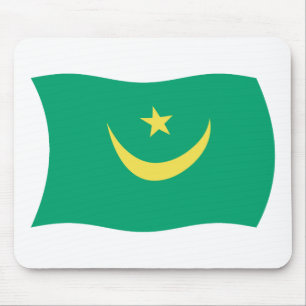 Mauritania Flag Mousepad