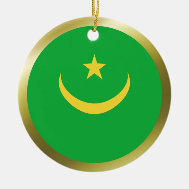 Mauritania Flag Ornament (Front)