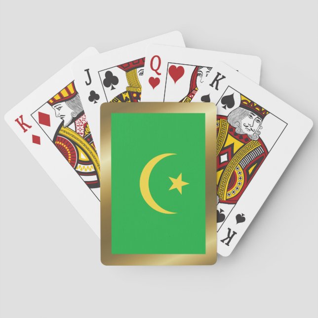 Mauritania Flag Playing Cards (Back)