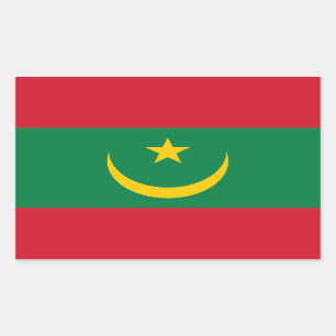 Mauritania Flag Sticker