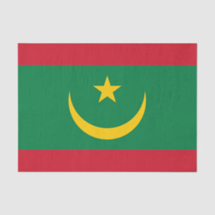 Mauritania Flag Tissue Paper