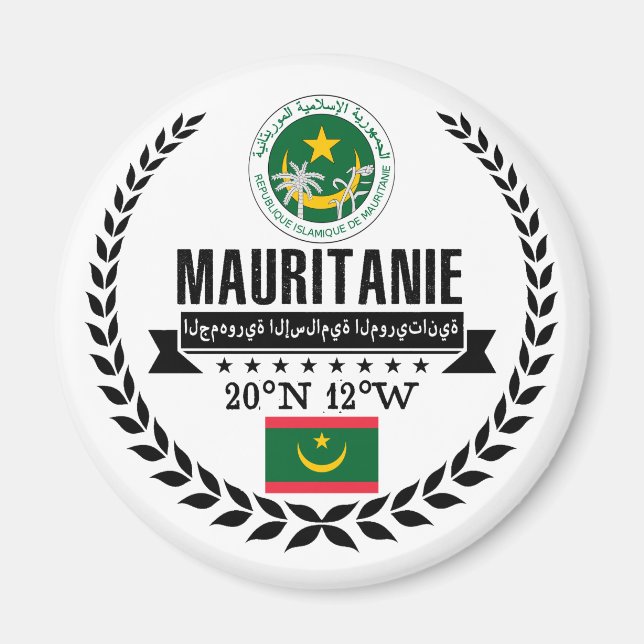 Mauritania Magnet (Front)