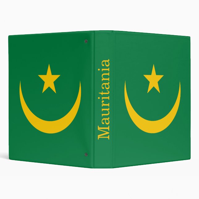Mauritania Old Flag Binder (Background)