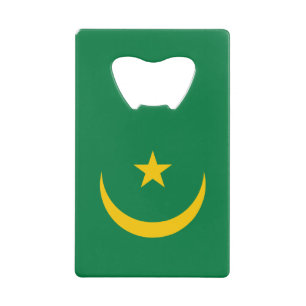 Mauritania Old Flag Credit Card Bottle Opener