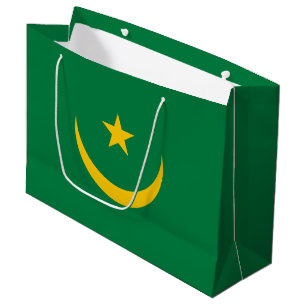Mauritania Old Flag Large Gift Bag