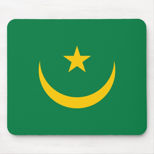 Mauritania Old Flag Mouse Pad (Front)